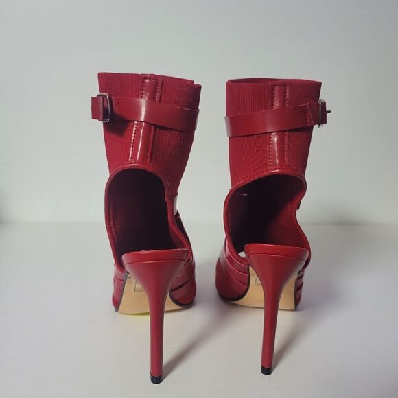 Nicole Miller open toe buckle heels - Picture 5 of 9